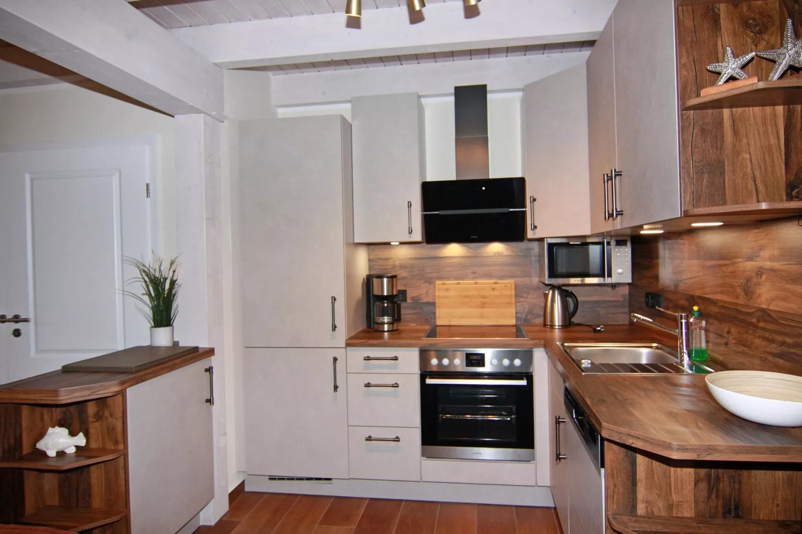 DHH Dünenhaus II rechts-Kitchen