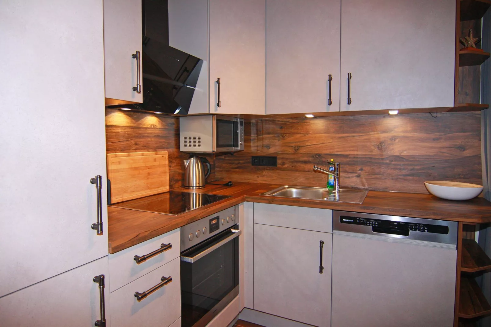 DHH Dünenhaus II rechts-Kitchen