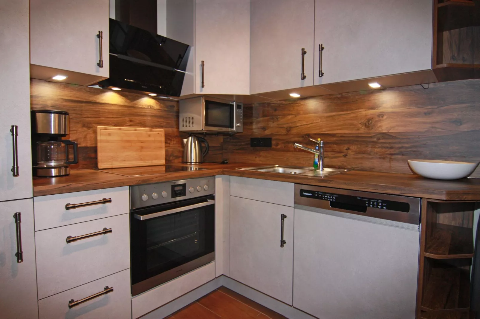 DHH Dünenhaus II rechts-Kitchen