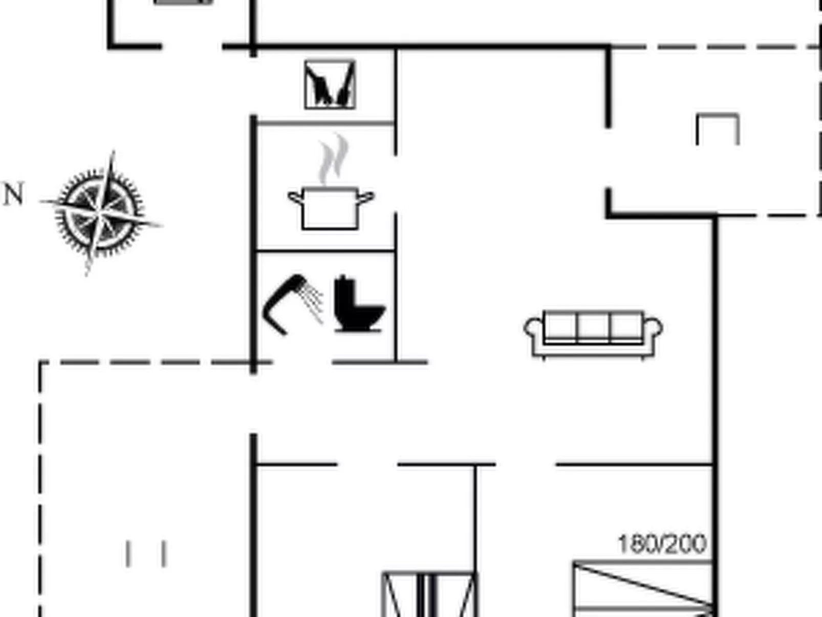 "Usko" - 250m from the sea-Inside