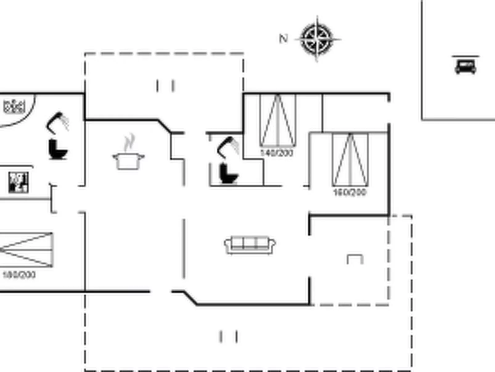 "Østmar" - 1.2km from the sea-Inside