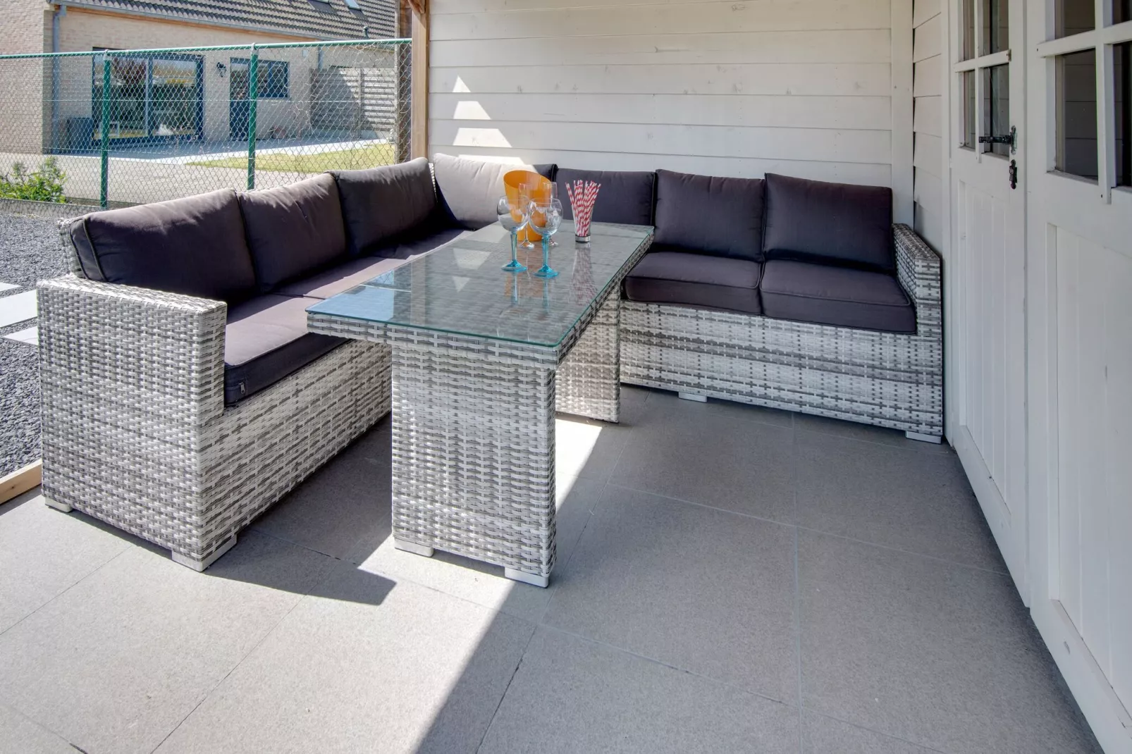 Vakantie aan Zee-Terrace balcony