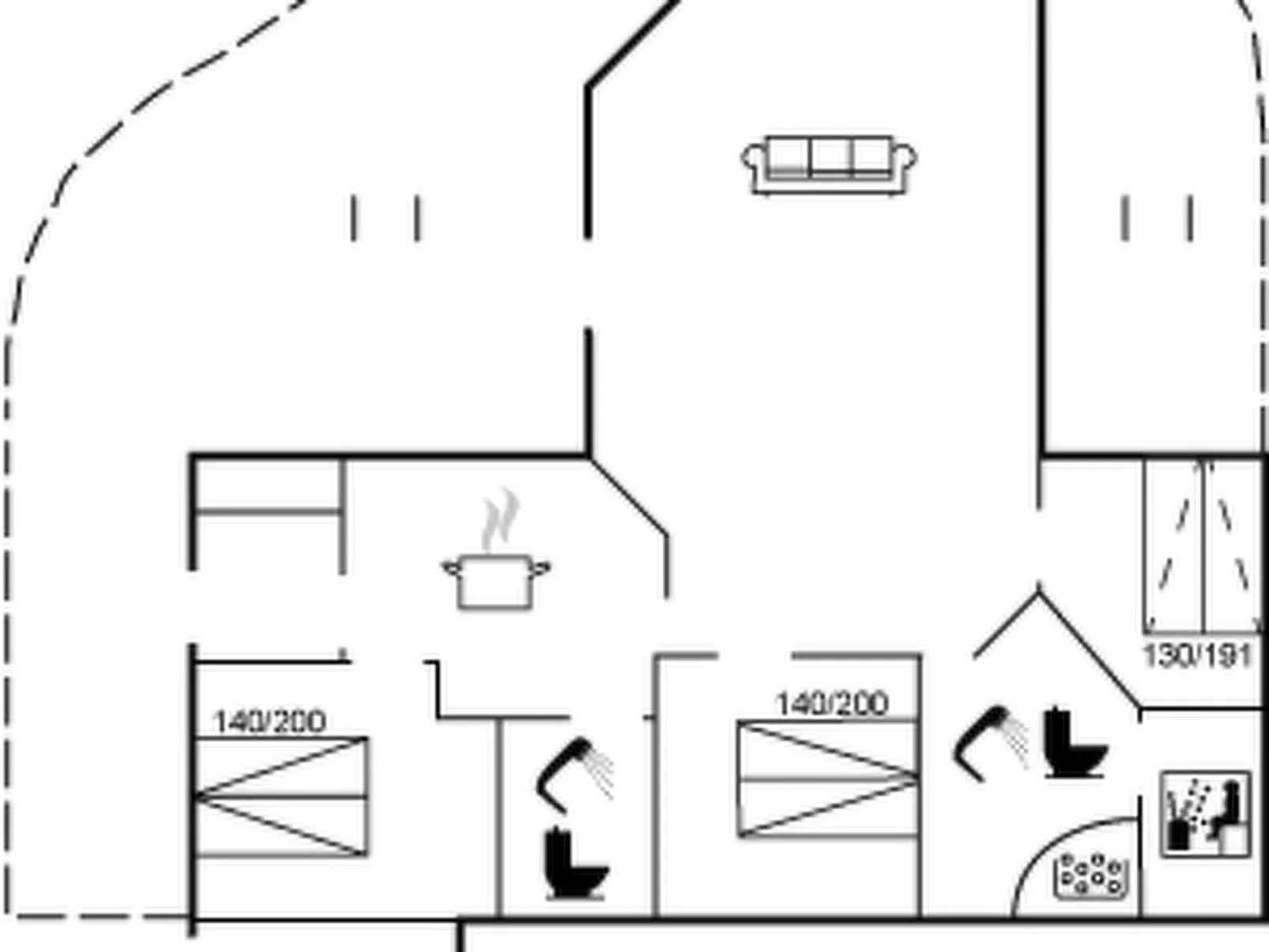 "Alia" - 250m from the sea-Inside