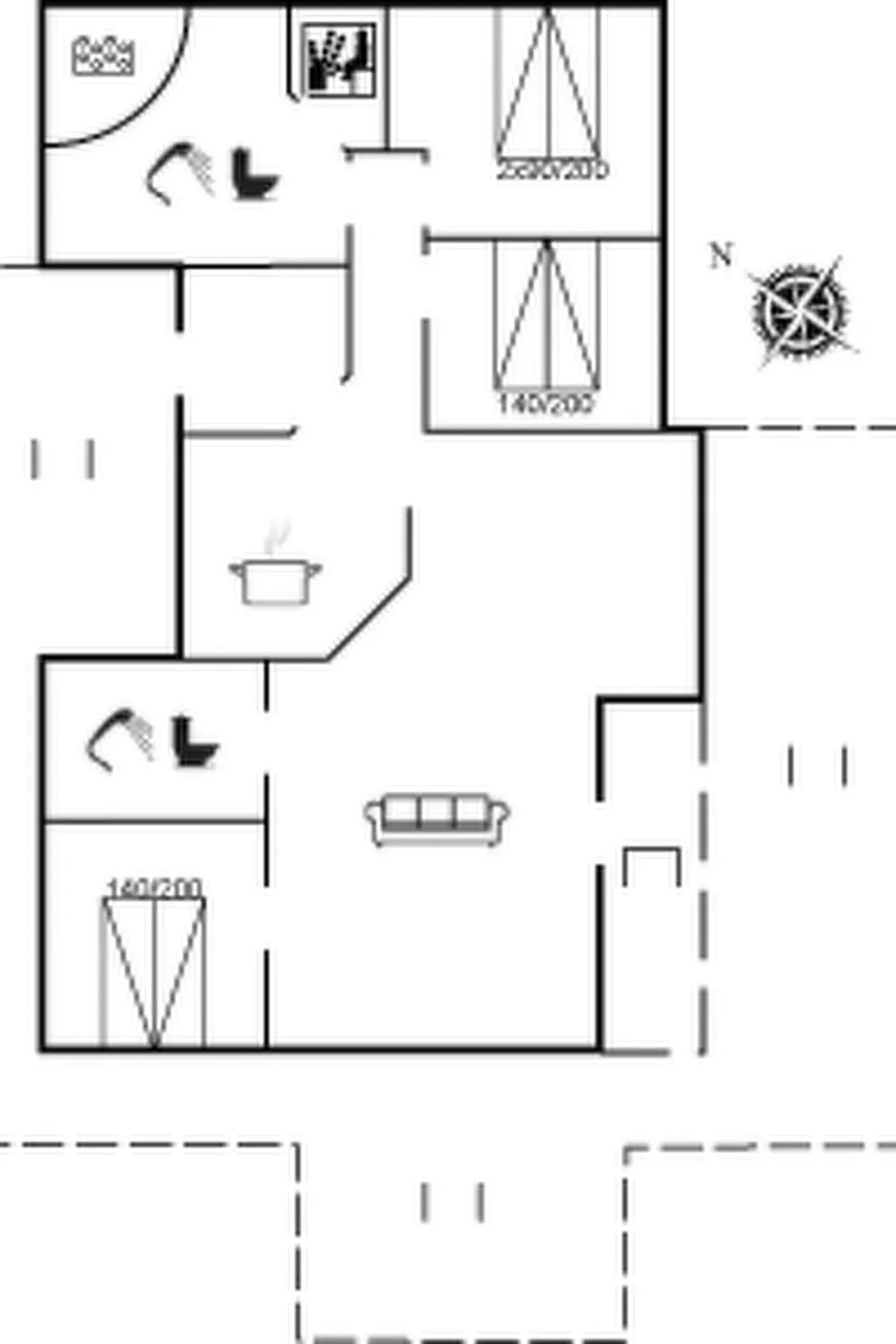 "Edger" - 2.3km from the sea-Inside