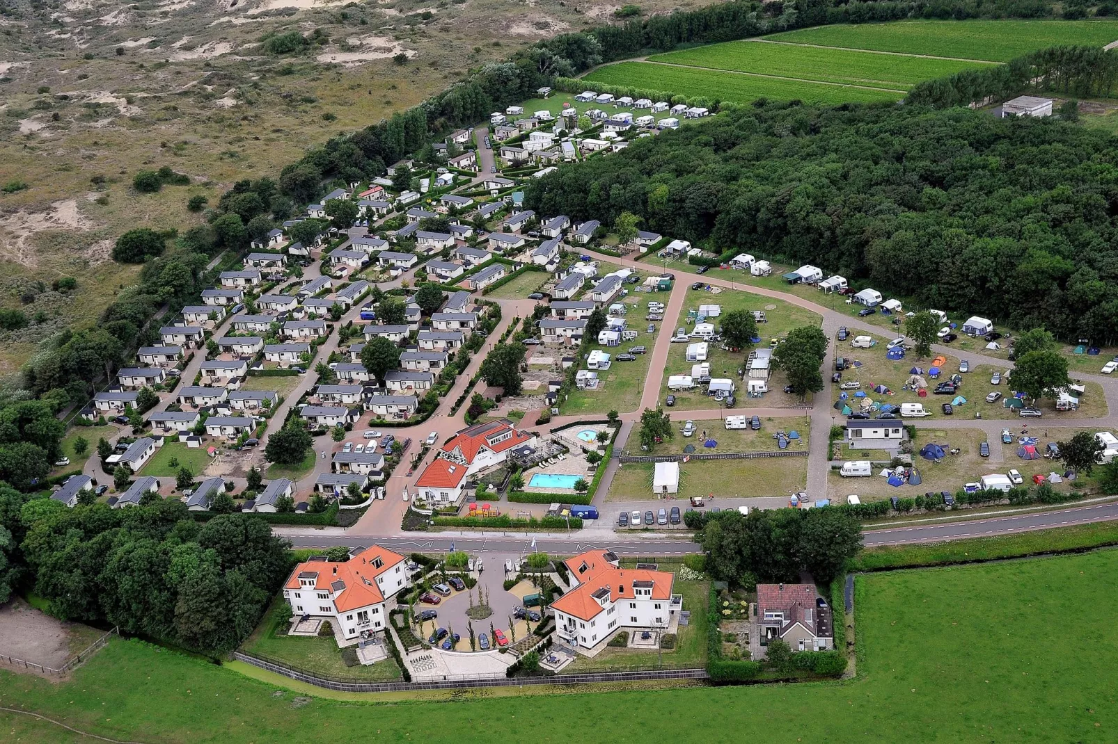 Noordwijkse Duinen 13-Areas summer 1km
