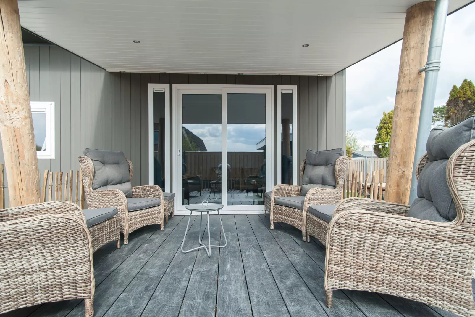Bungalowpark 't Lappennest 3-Balcon-terrasse