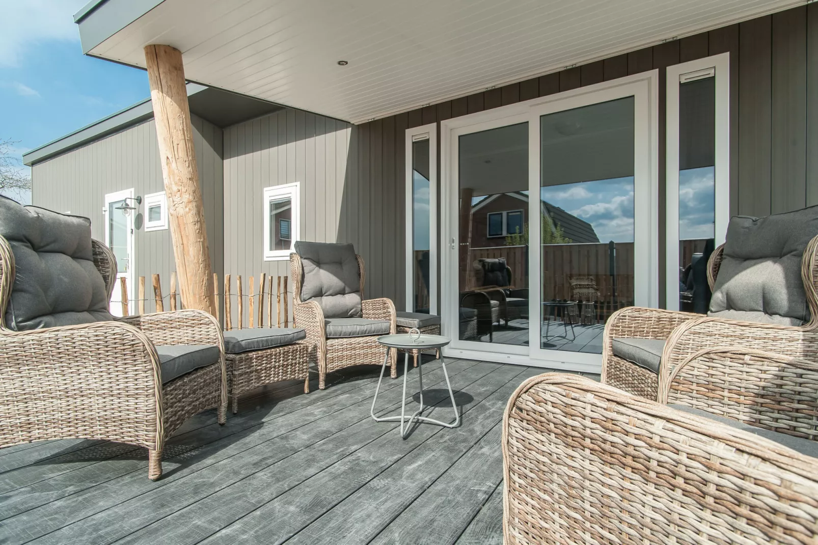 Bungalowpark 't Lappennest 3-Balcon-terrasse