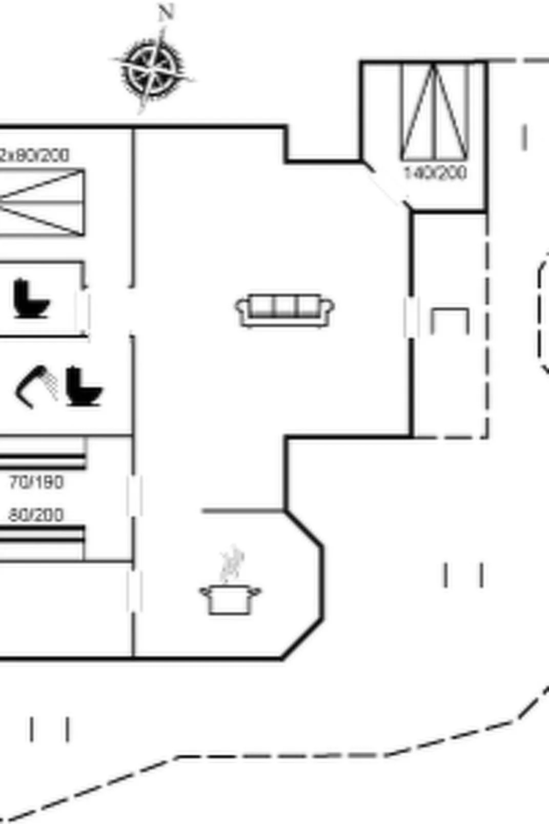 "Tjelle" - 300m from the sea-Inside