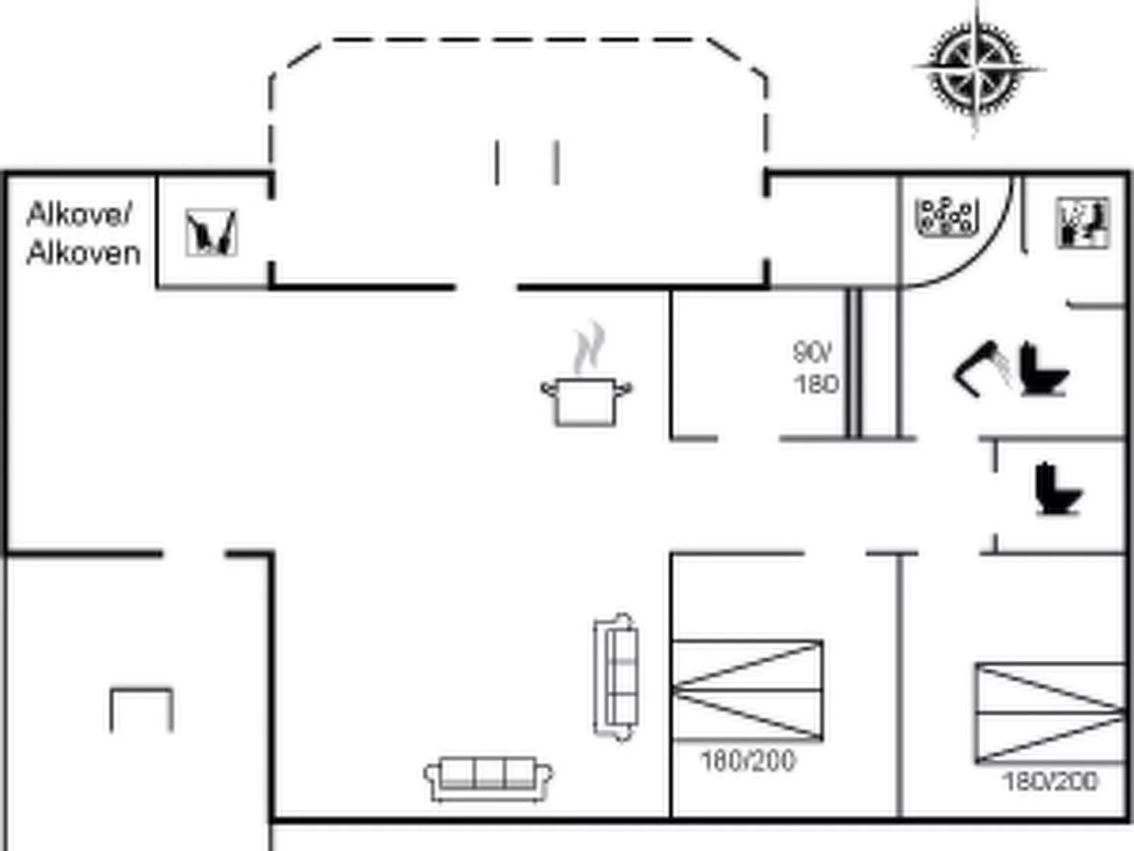 "Eyvin" - 100m from the sea-Inside