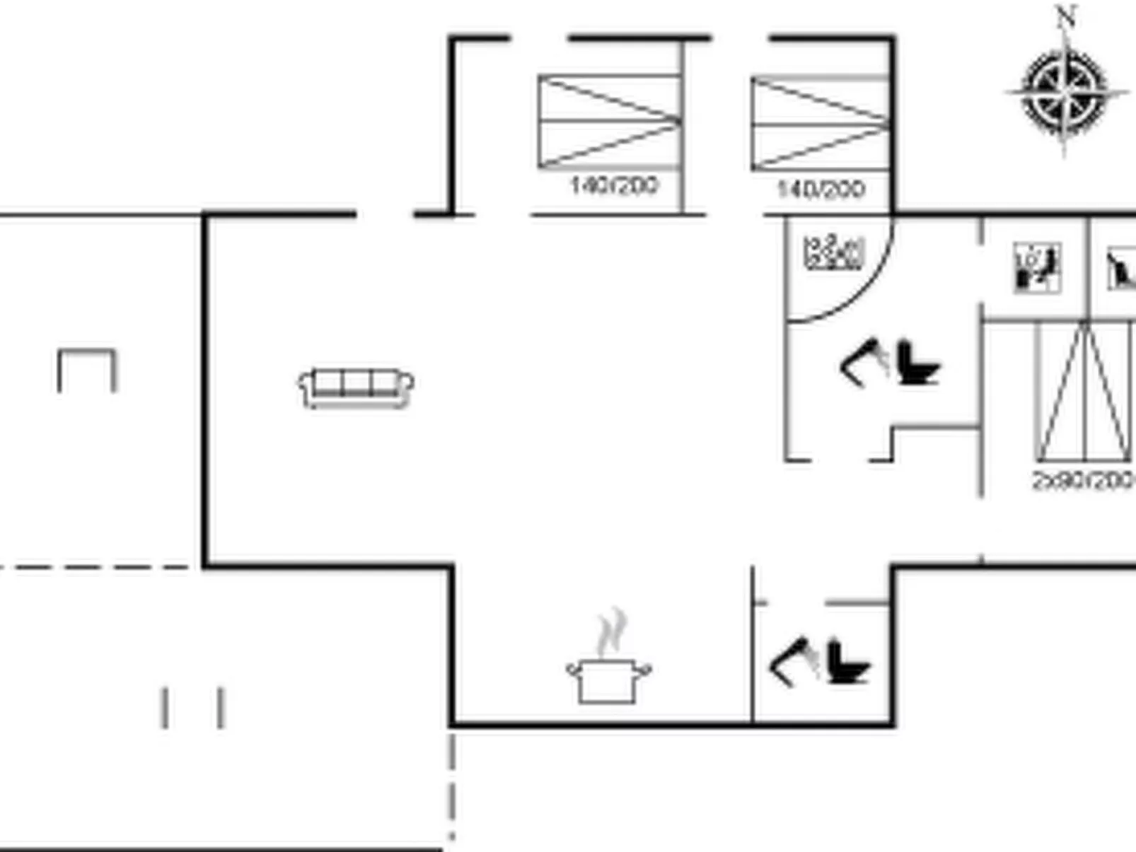 "Yaim" - 800m from the sea-Inside