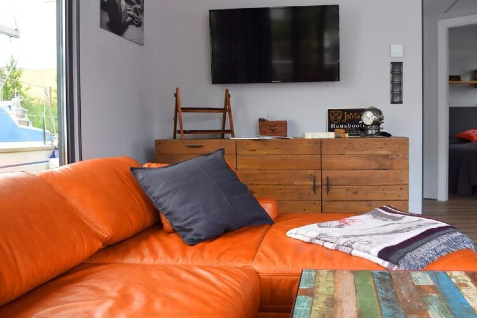 Hausboot Leni-Living room