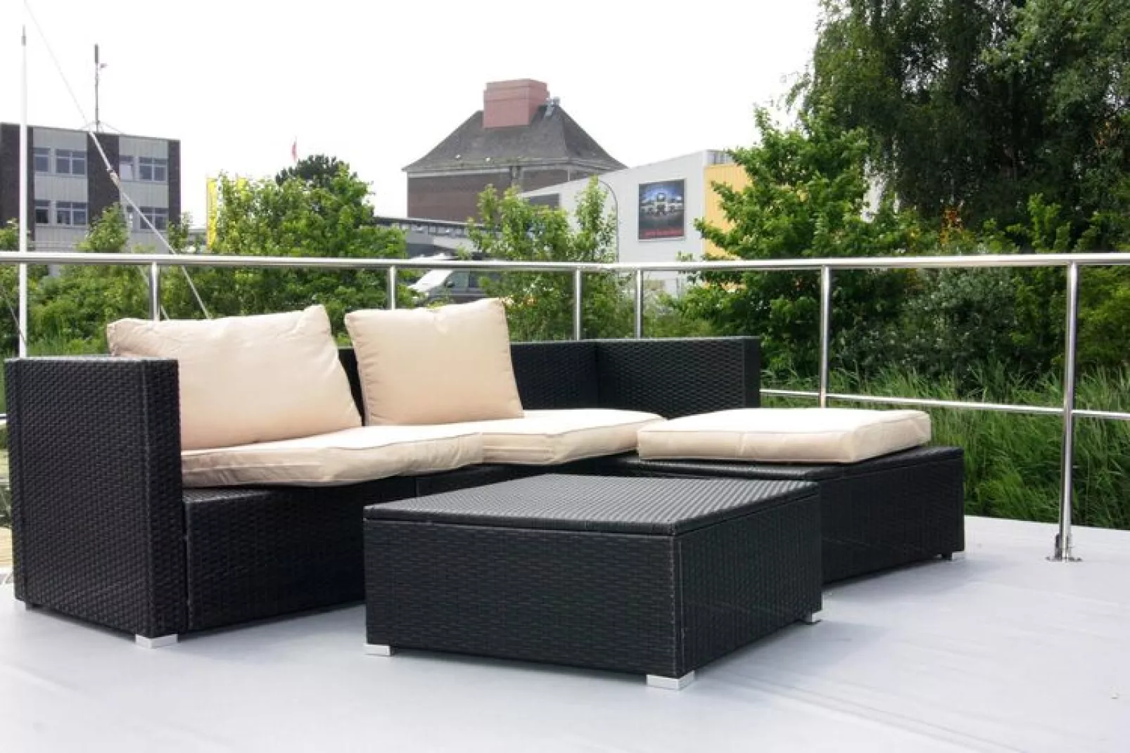 Hausboot Lina-Terrasse