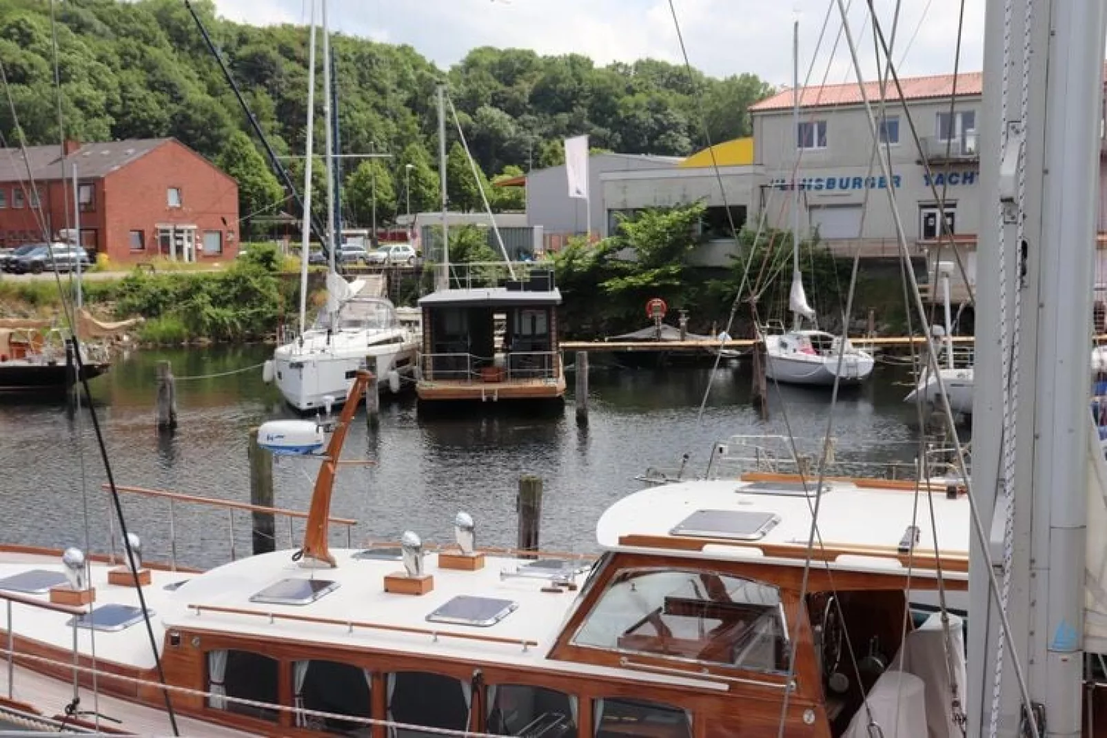 Hausboot Lina-Terrasse