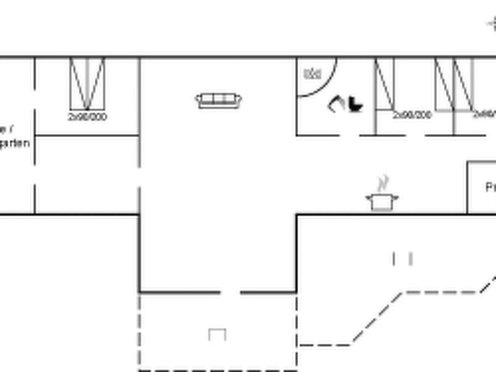 "Hegge" - 300m from the sea-Inside