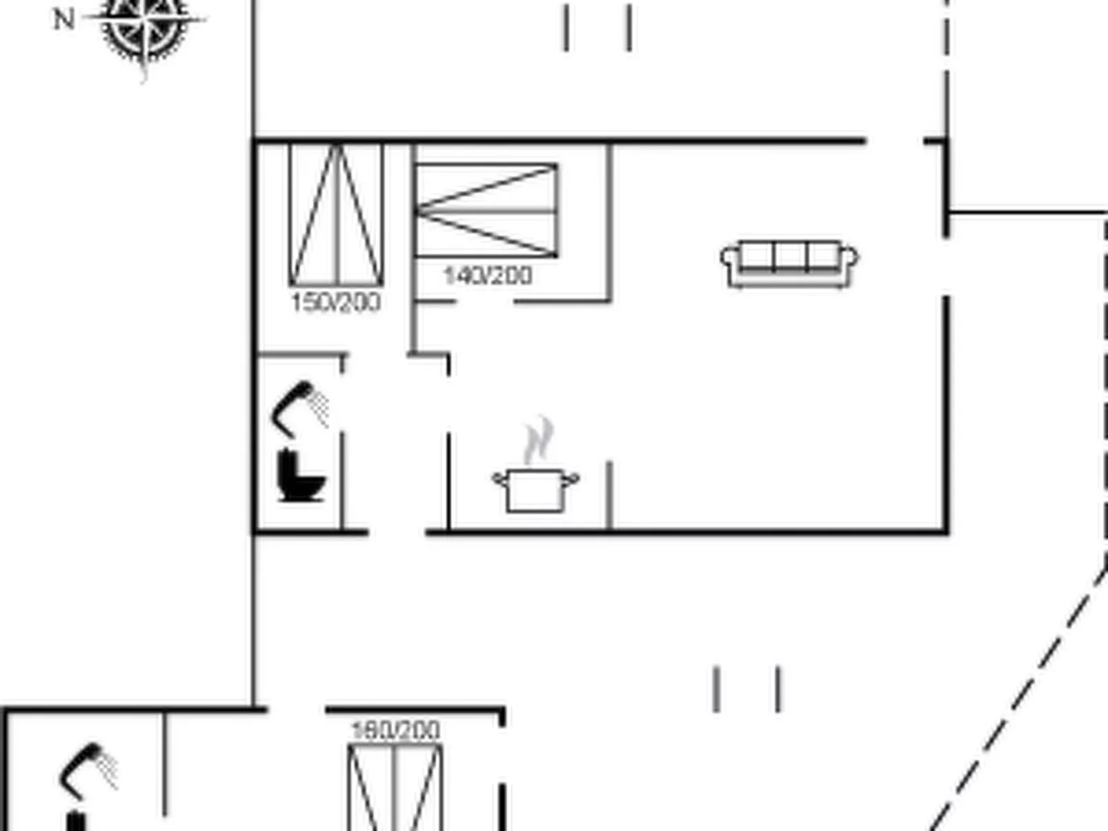 "Mumme" - 100m from the sea-Inside