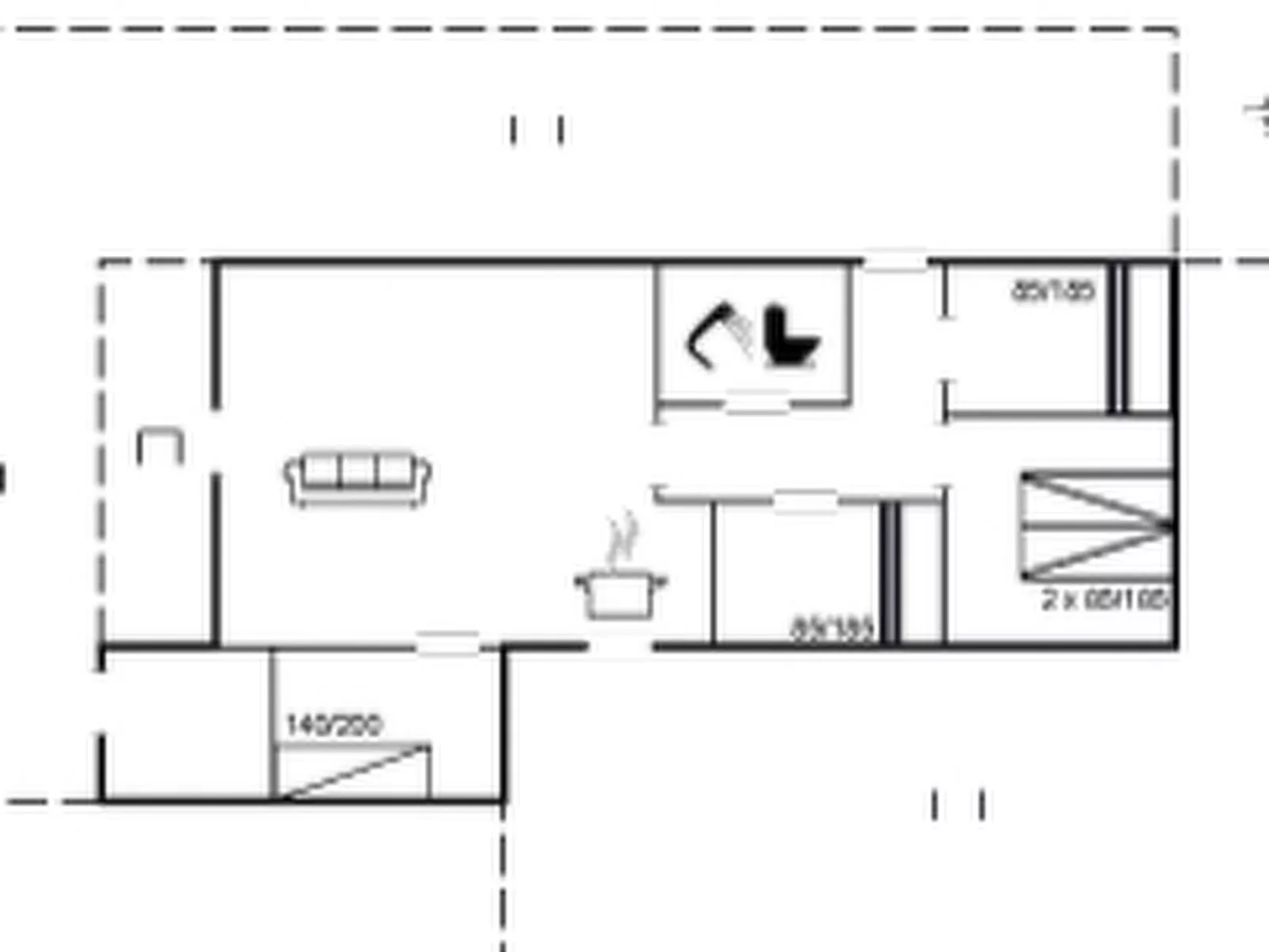 "Märta" - 300m from the sea-Inside