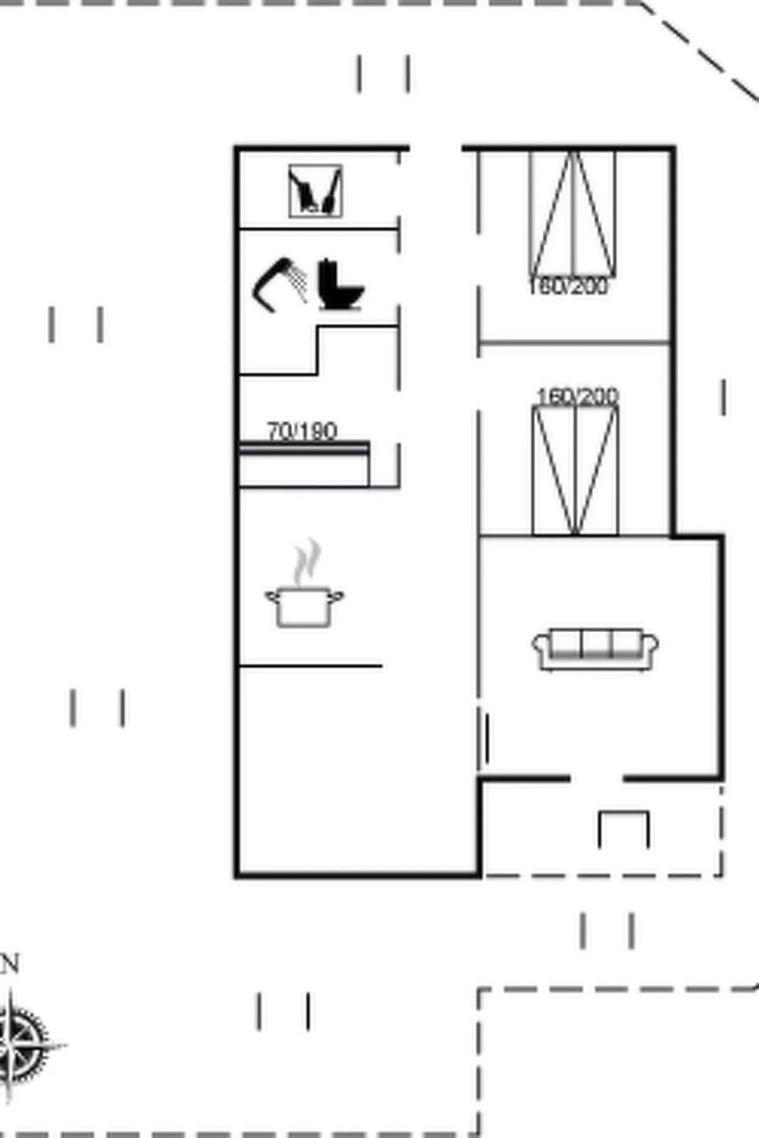 "Ømod" - 300m from the sea-Inside