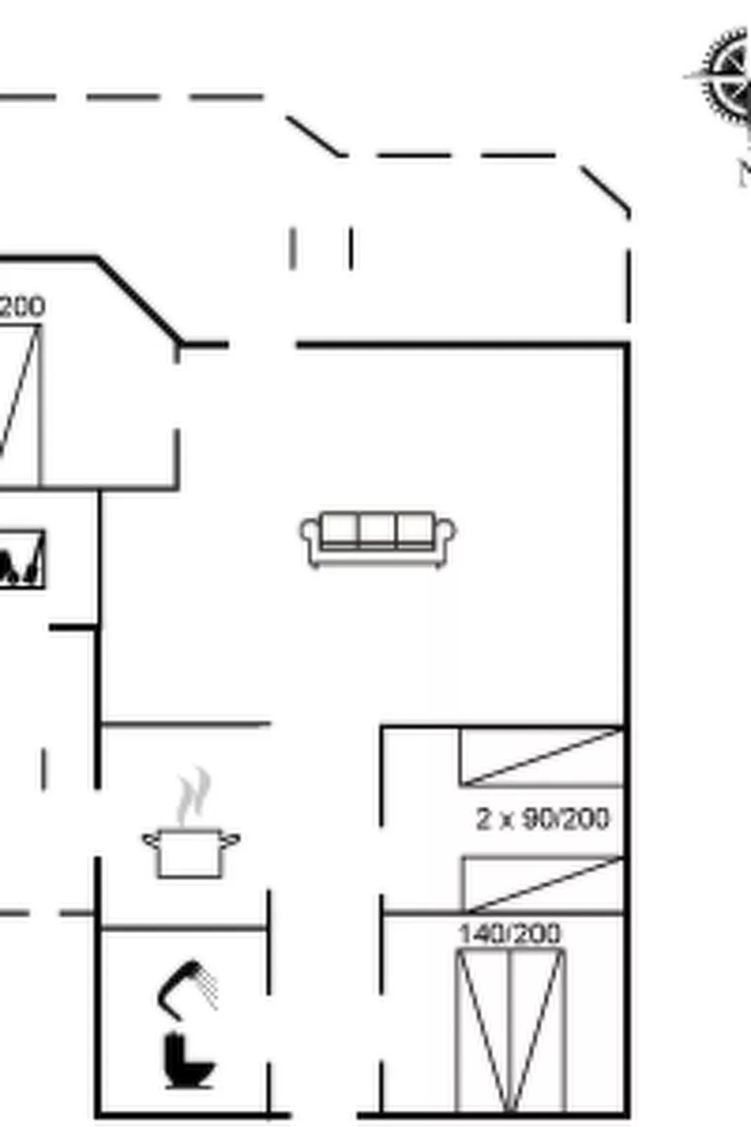 "Tata" - 750m from the sea-Inside