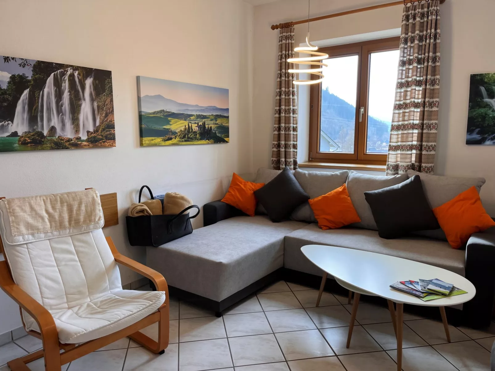 The Orange Apartment-Inside