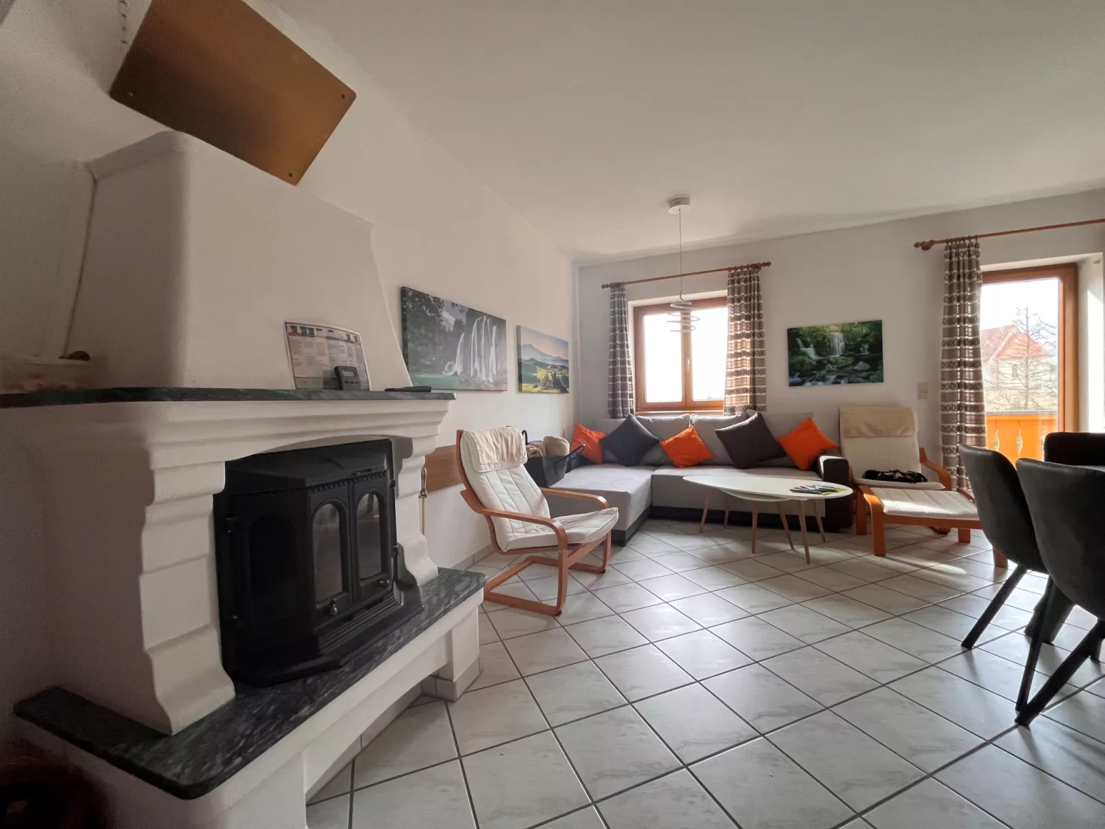 The Orange Apartment-Inside