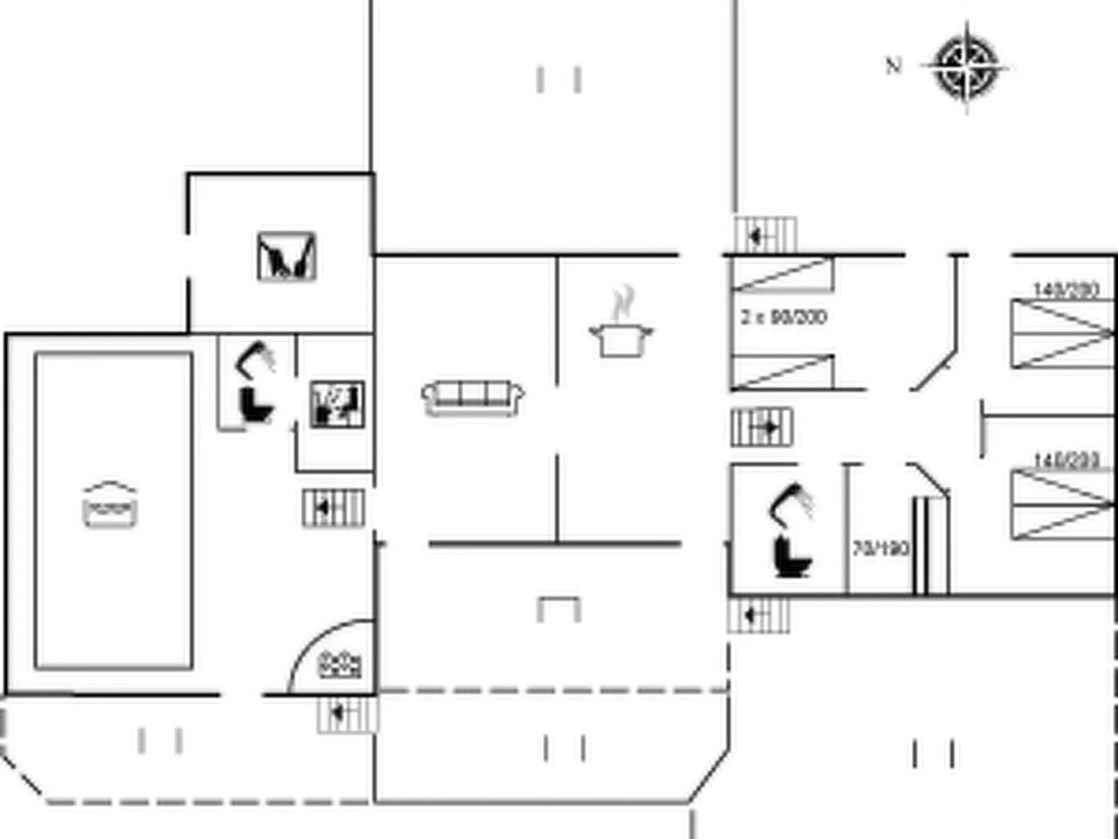 "Judeth" - 300m from the sea-Inside