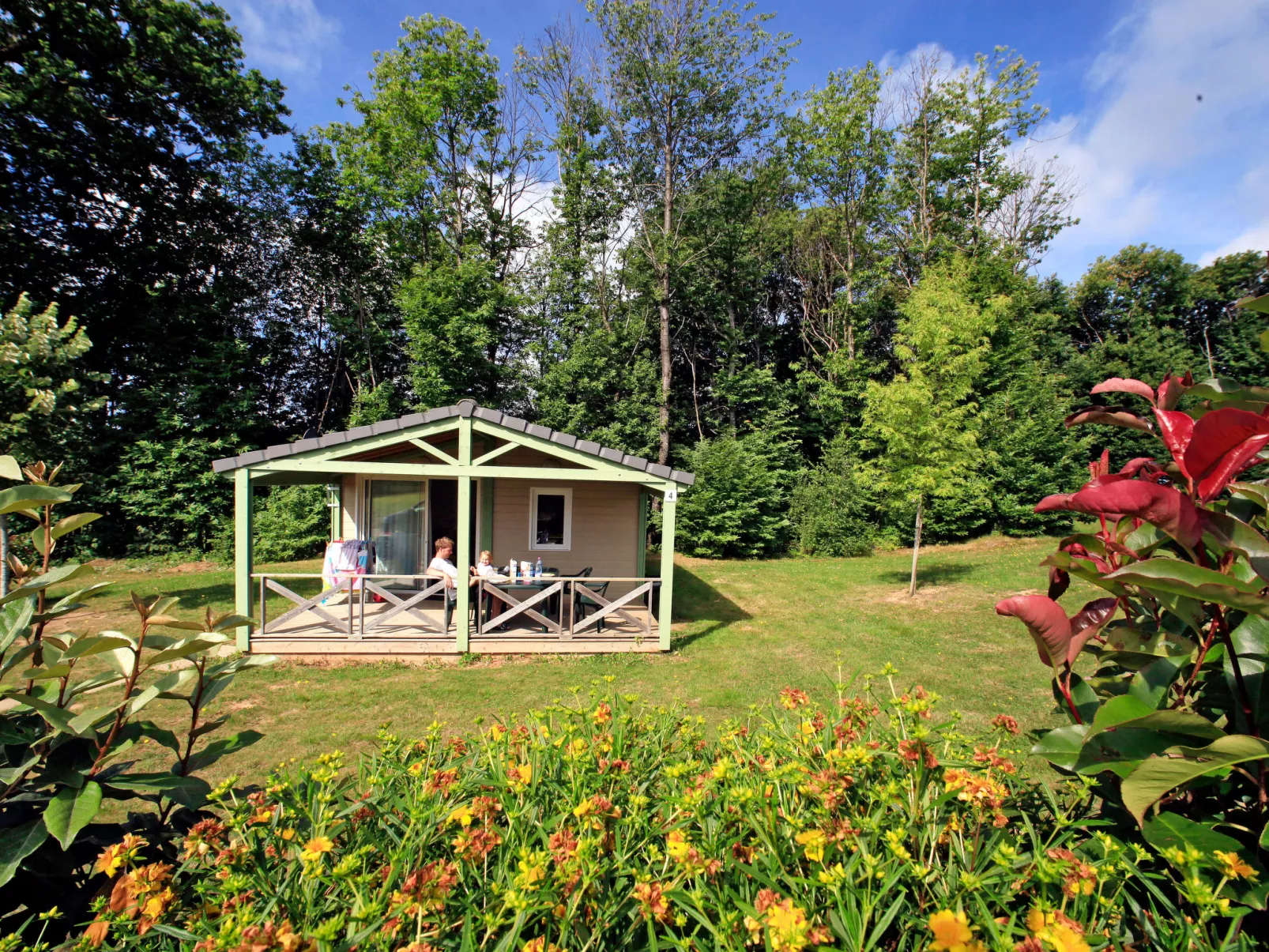 Les Hameaux de Miel-Chalet 6 pers.-Dehors