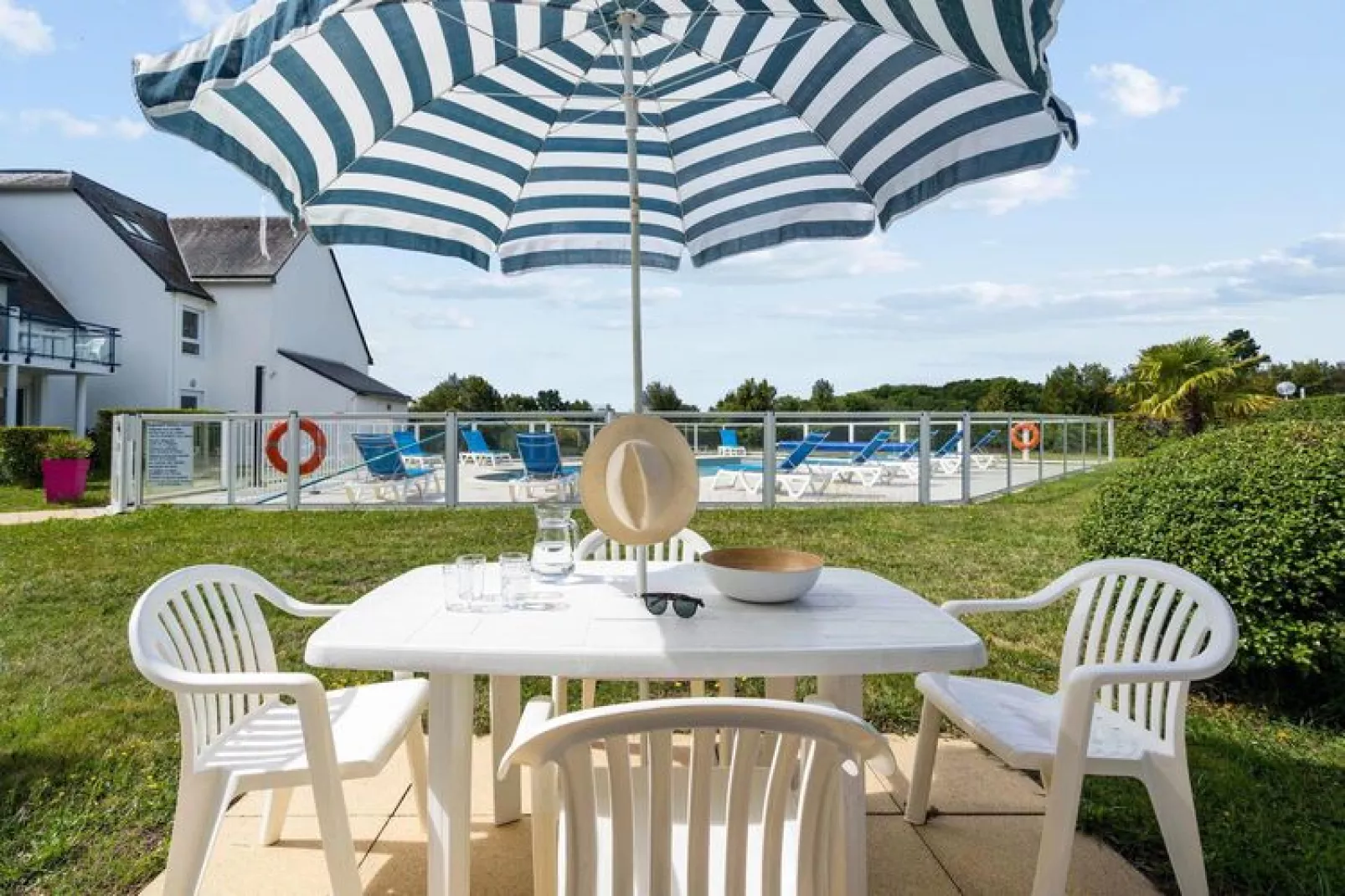 Residence La Voile d'Or L'Ile-aux-Moines // OVO12 - Studio 2 Standard - Terasse ou balcon-Terrassenbalkon