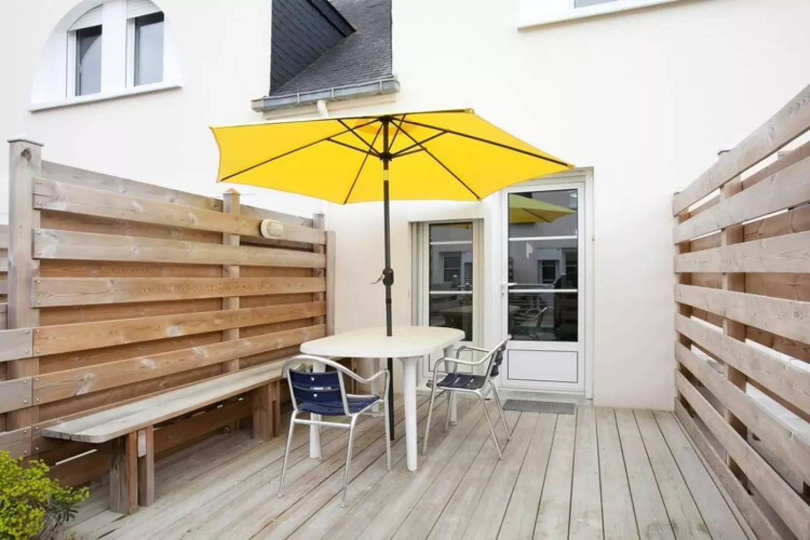 Holiday complex  Golfe du Morbihan Larmor-Baden // Apt 2 pcs 4 pers et 1 bébé 2 salles d'eau REZ DE CHAUSSÉE-Terrace