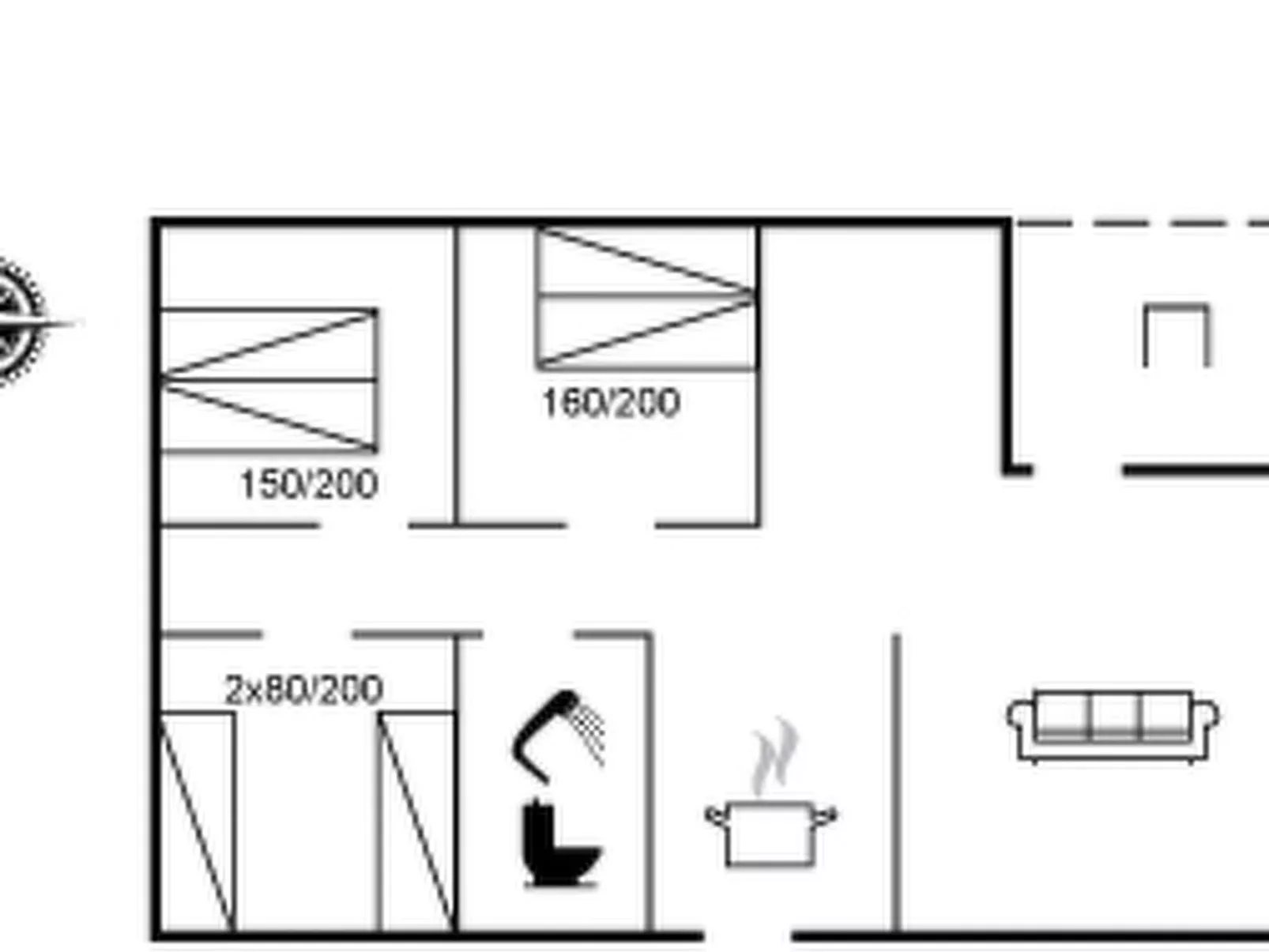 "Malou" - 350m from the sea-Inside