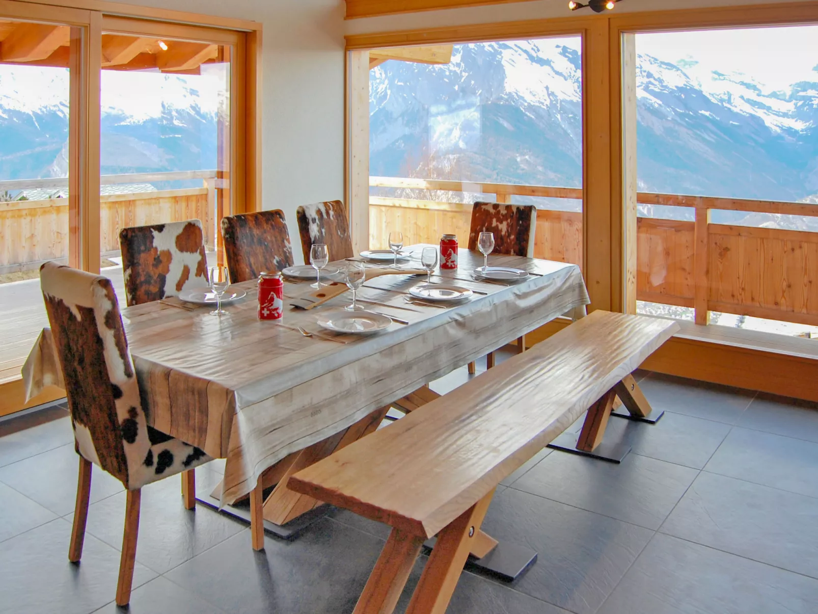Chalet Flocon de Neige-Drinnen