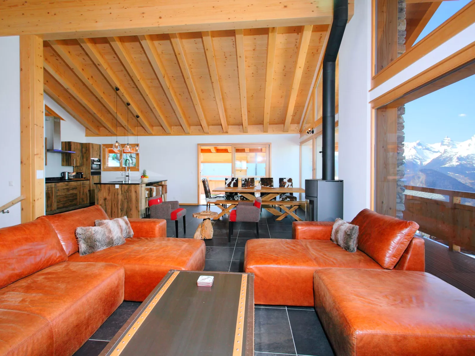 Chalet Flocon de Neige-Drinnen