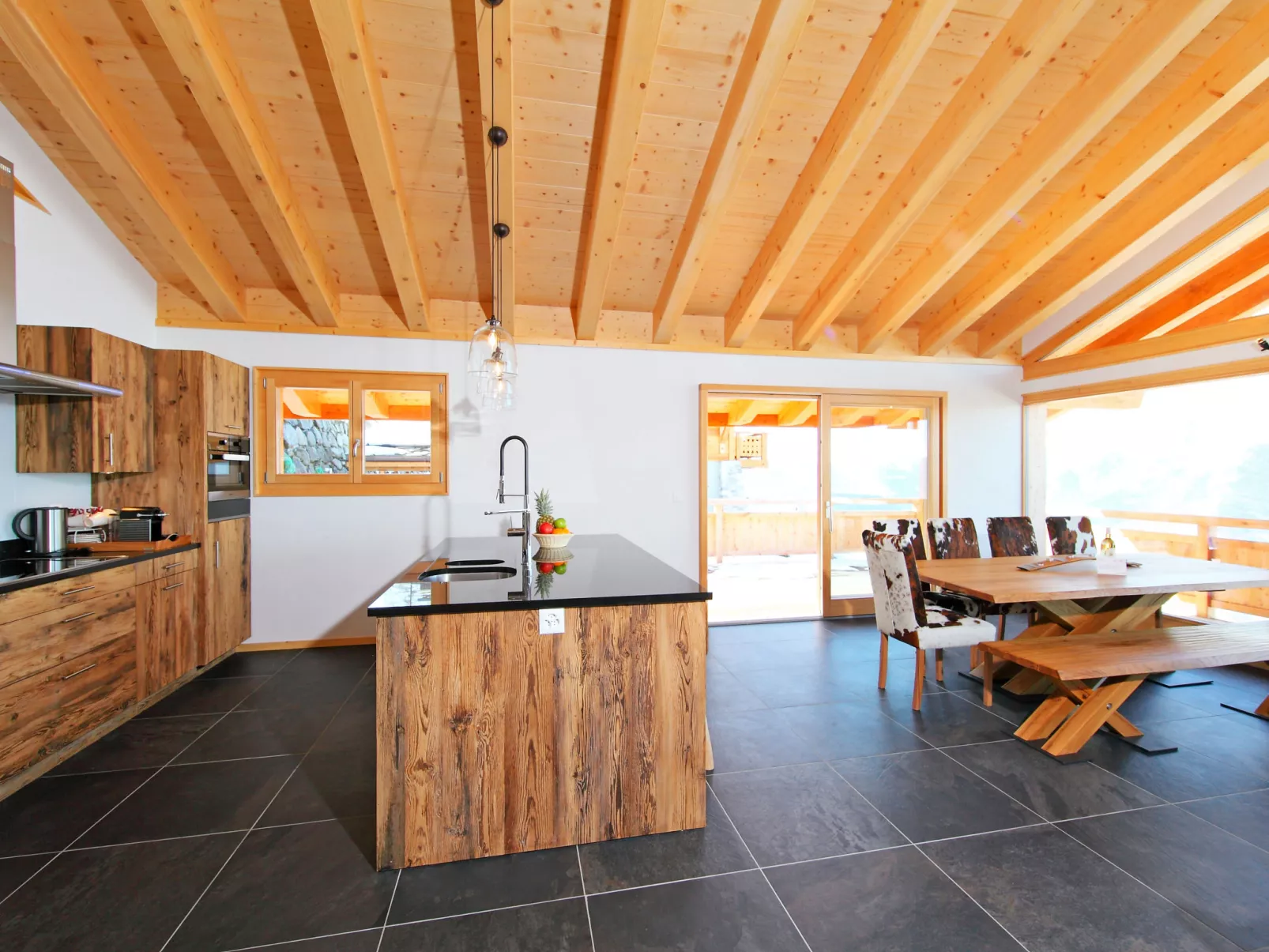Chalet Flocon de Neige-Drinnen