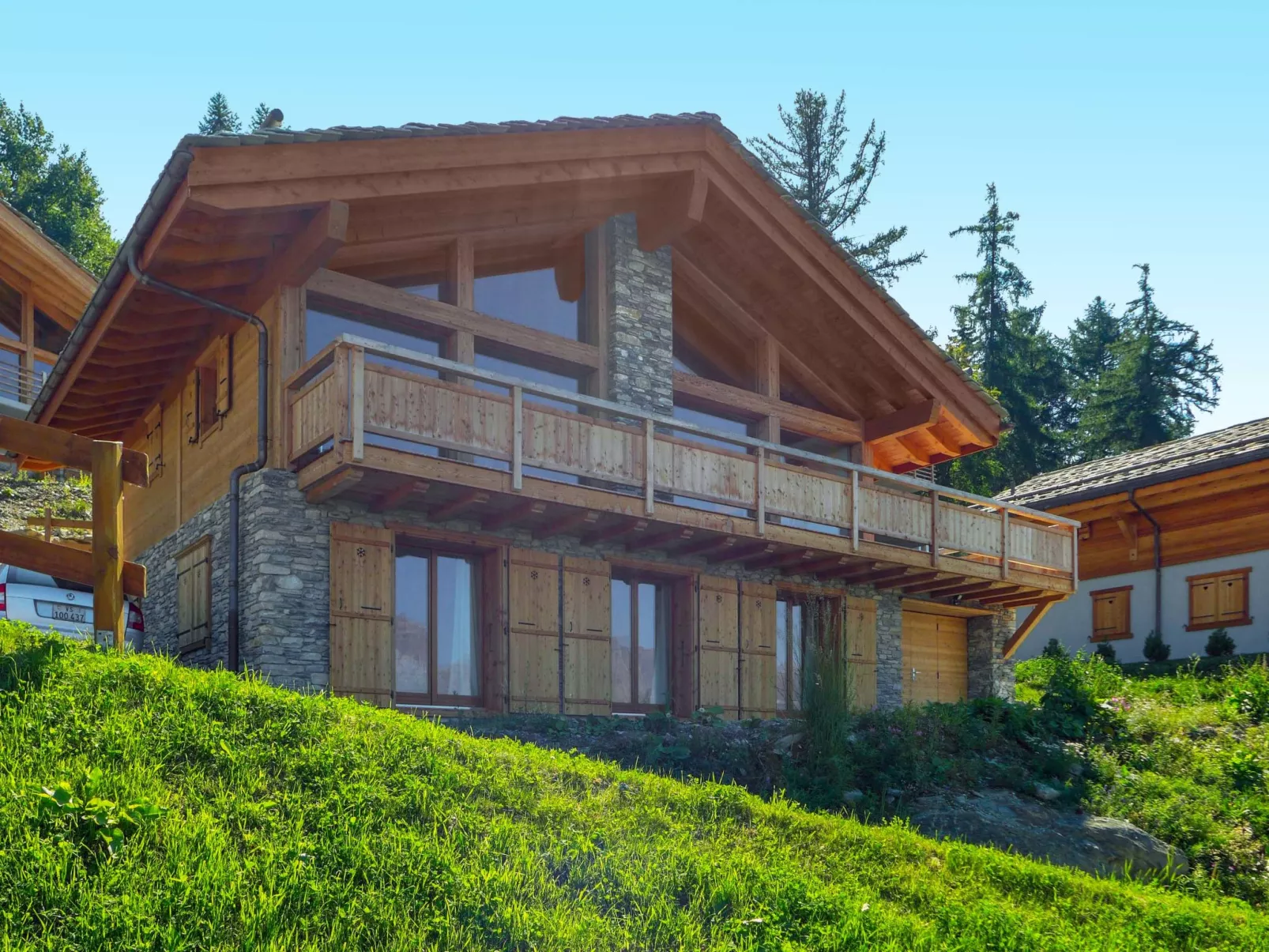 Chalet Flocon de Neige-Draußen
