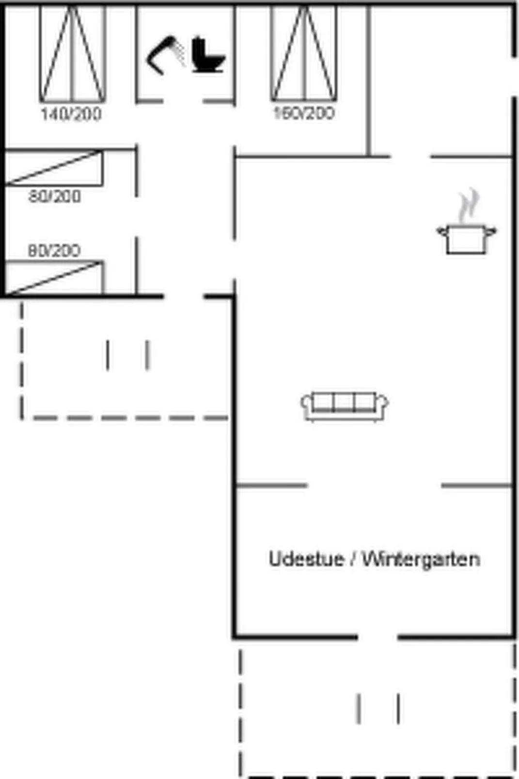 "Marsa" - 1.5km from the sea-Drinnen