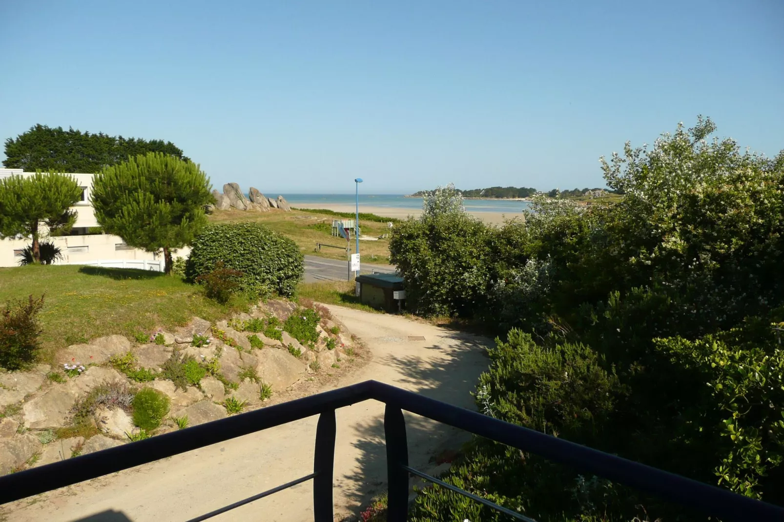 Panorama Meerblick Ferienhaus mit Dachterrasse Guissény-Salle de sport