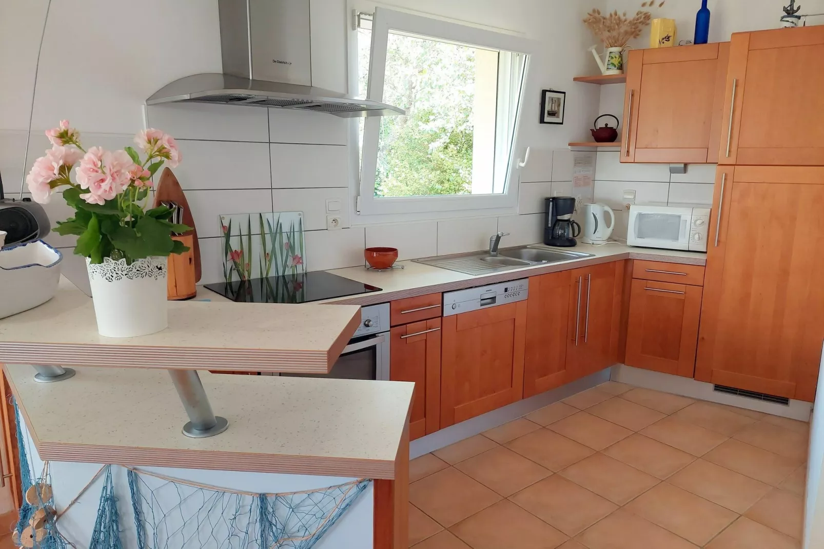 Panorama Meerblick Ferienhaus mit Dachterrasse Guissény-Cuisine