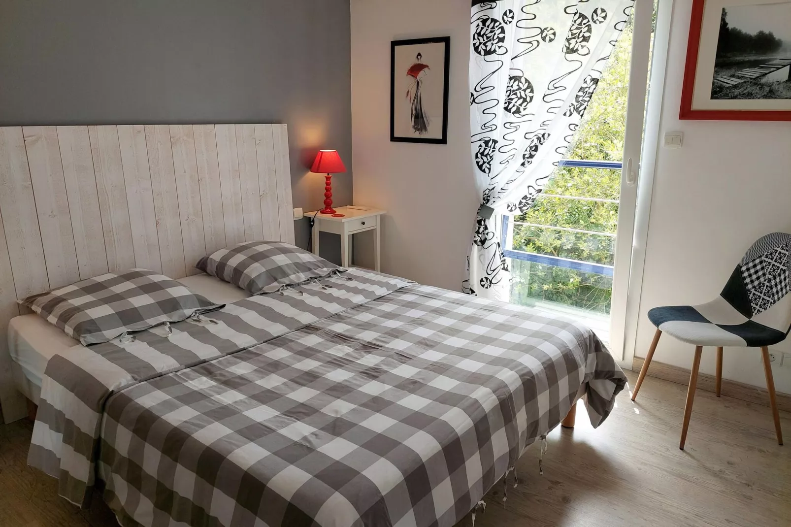 Panorama Meerblick Ferienhaus mit Dachterrasse Guissény-Chambre