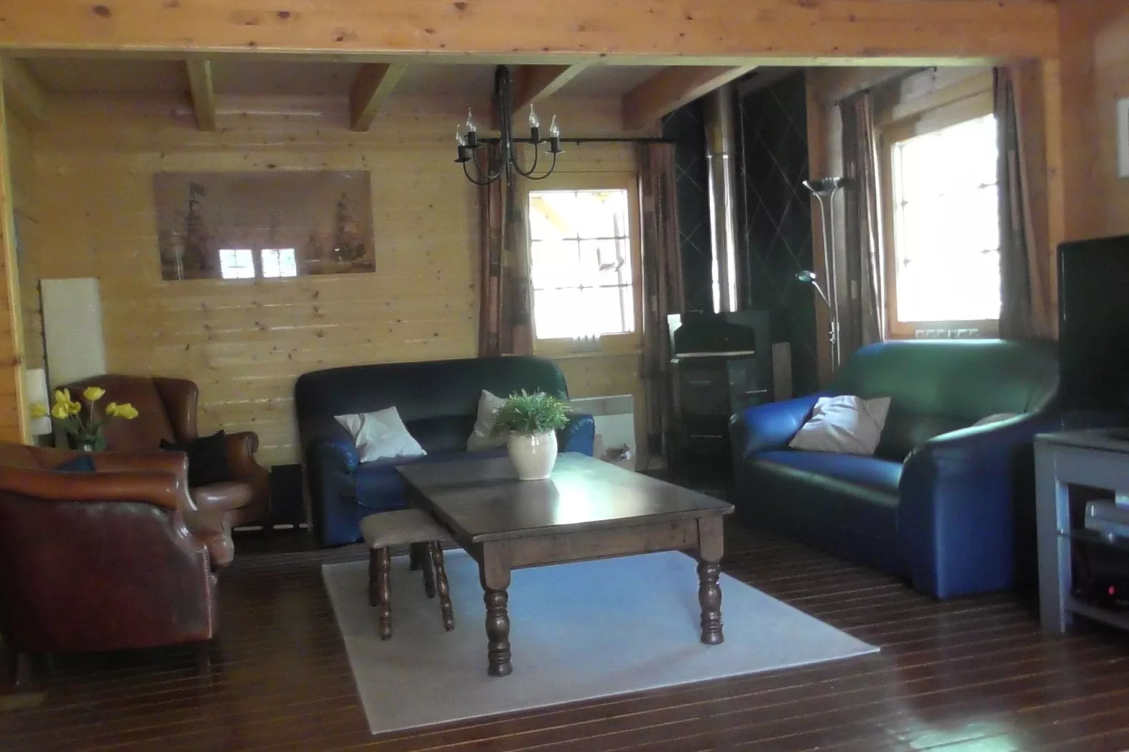 Chalet Le Passe-Temps-Living room