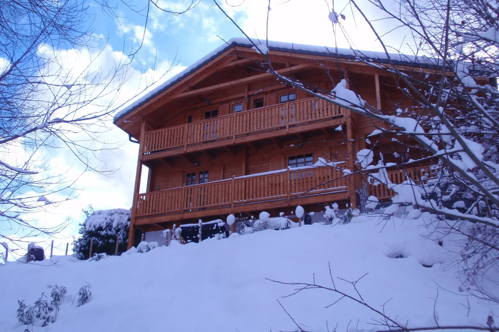Chalet Le Passe-Temps-Exterior winter