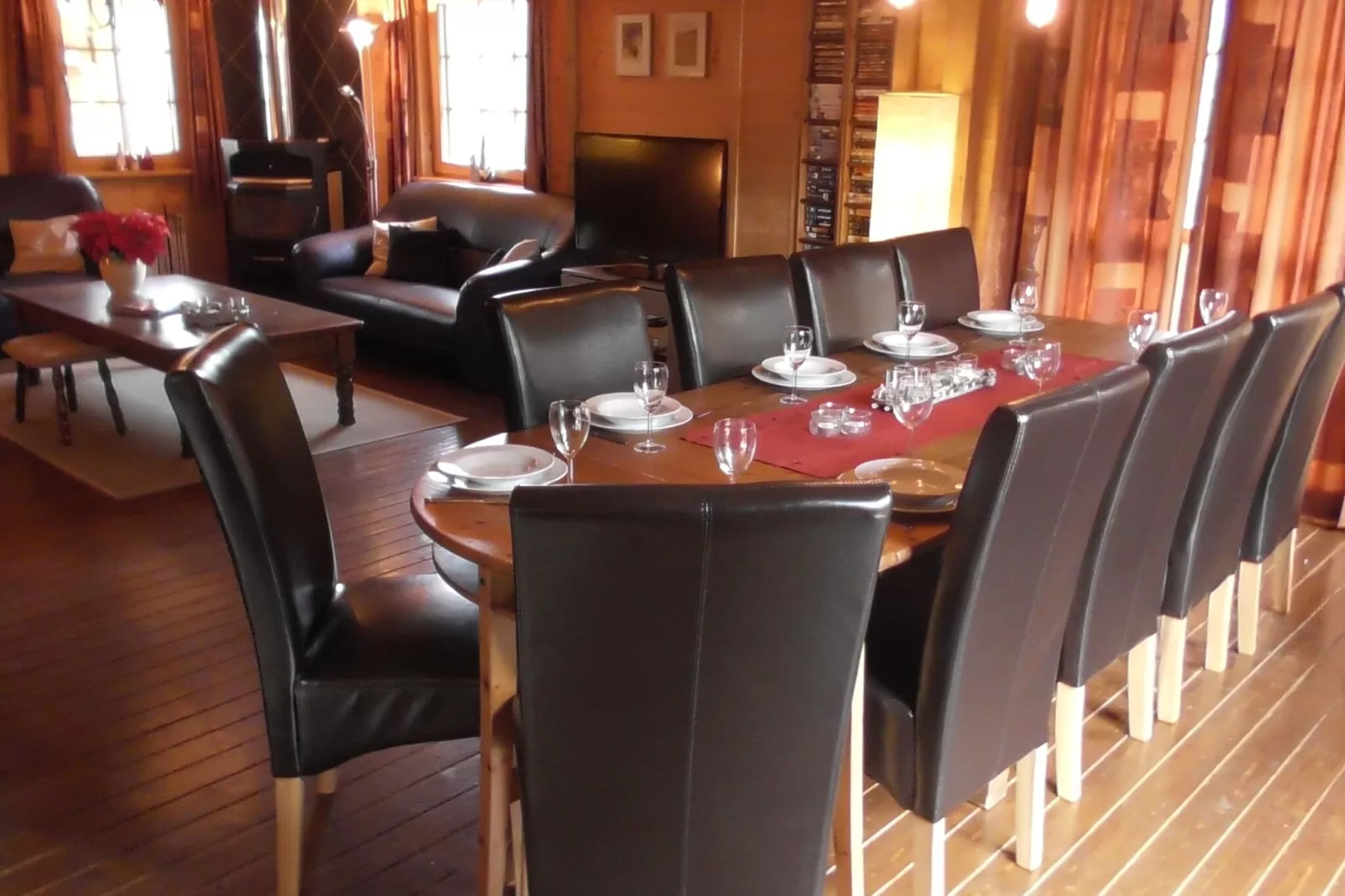 Chalet Le Passe-Temps-Living room
