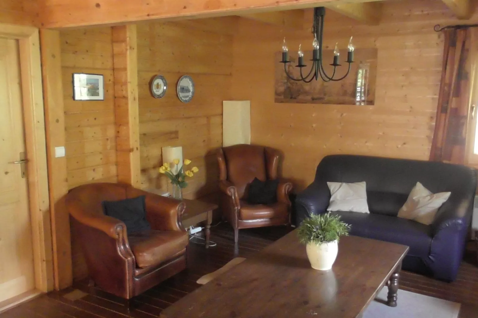 Chalet Le Passe-Temps-Living room
