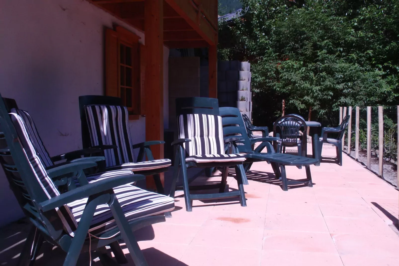 Chalet Le Passe-Temps-Terrace balcony