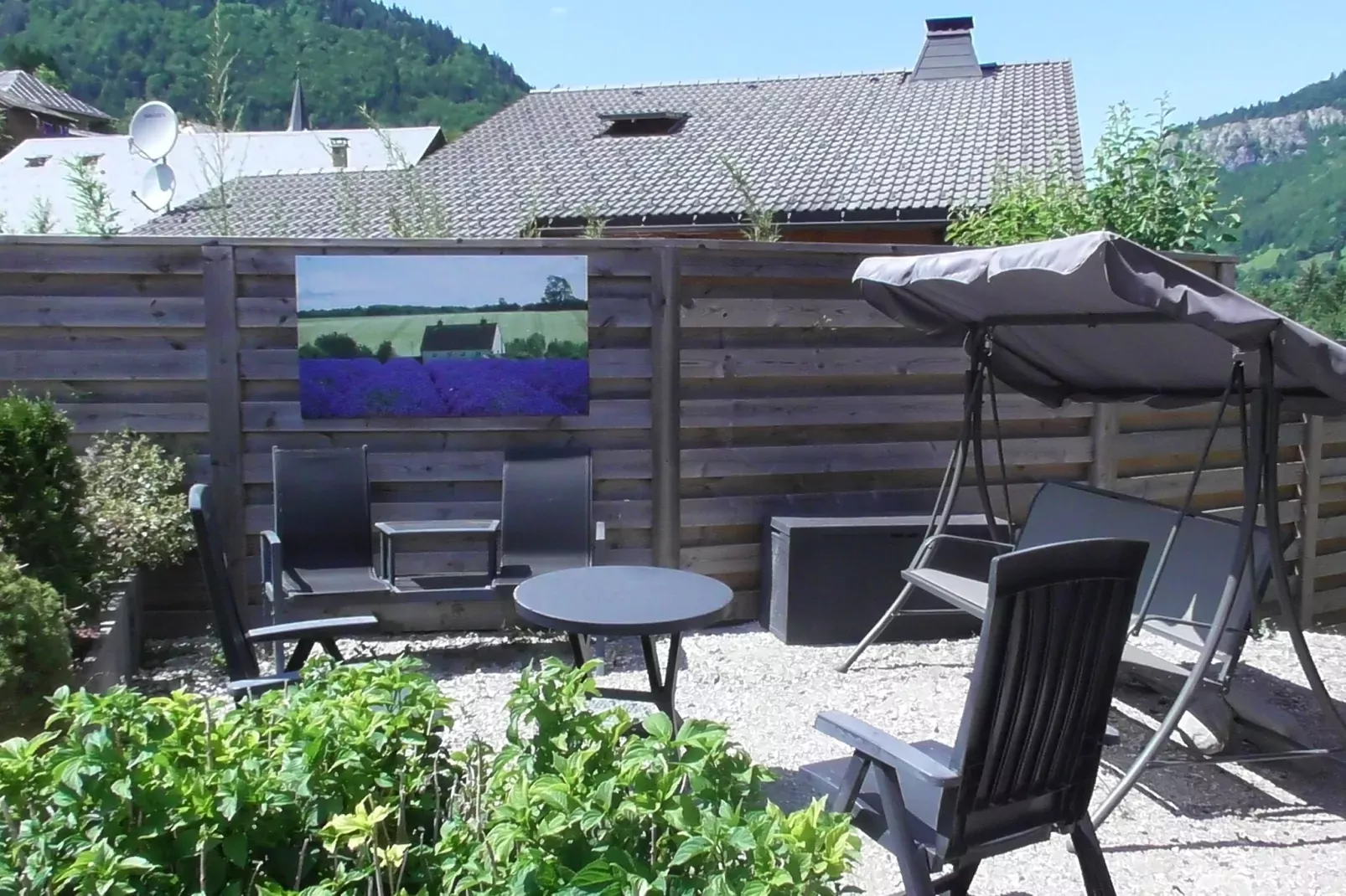 Chalet Le Passe-Temps-Gardens summer