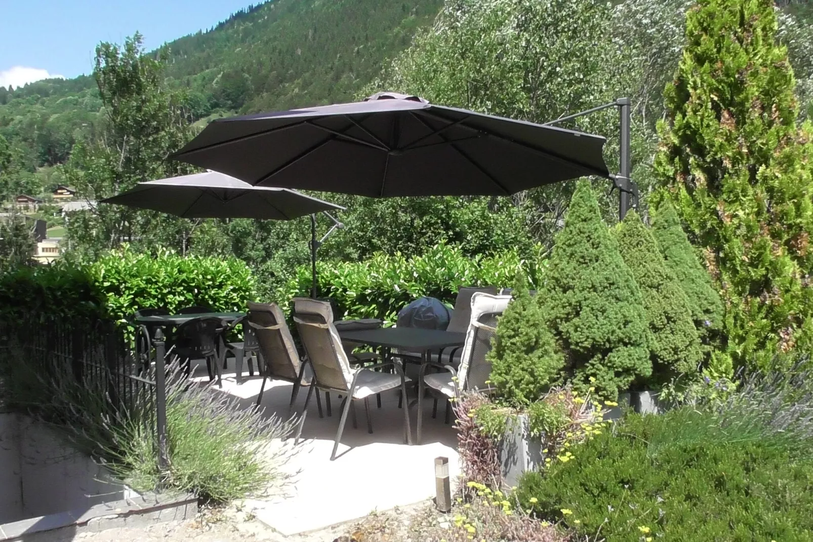 Chalet Le Passe-Temps-Terrace balcony