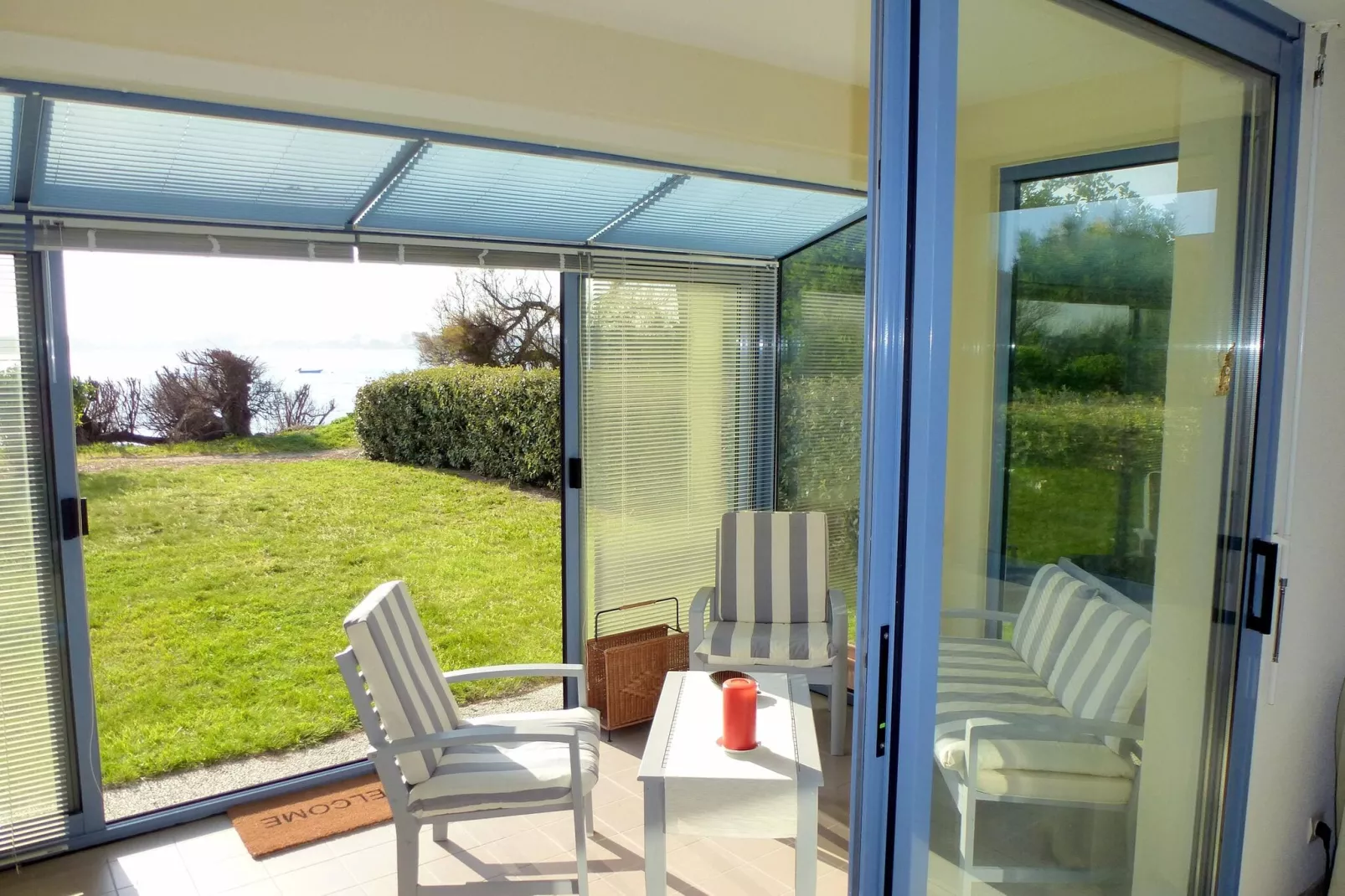 In direkter Meerlage Ebenerdige Ferienwohnung Roscoff-View summer