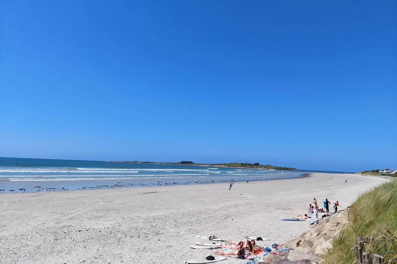In direkter Meerlage Ebenerdige Ferienwohnung Roscoff-Areas summer 5km