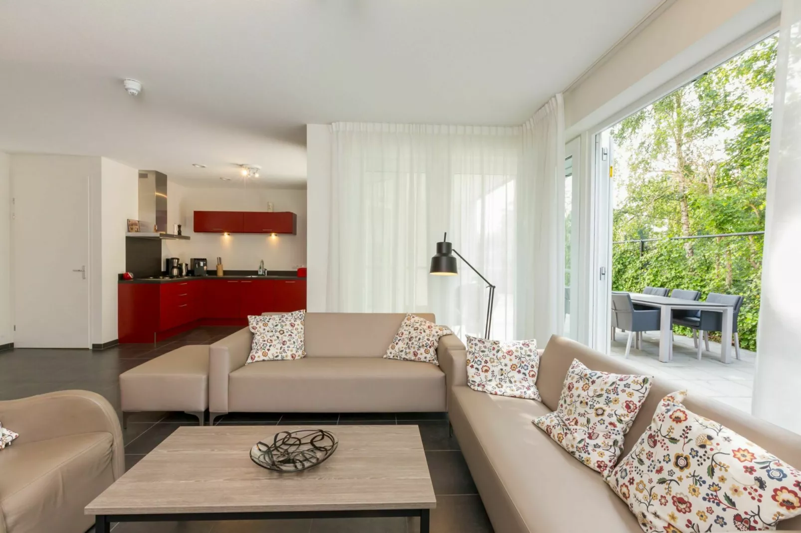 	Appartement Duinhof Dishoek - 6 pers de luxe-Salon