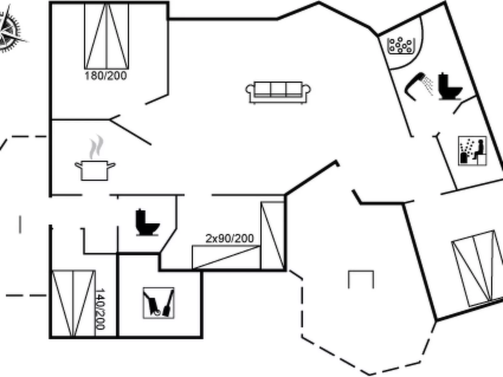 "Selver" - 250m from the sea-Inside