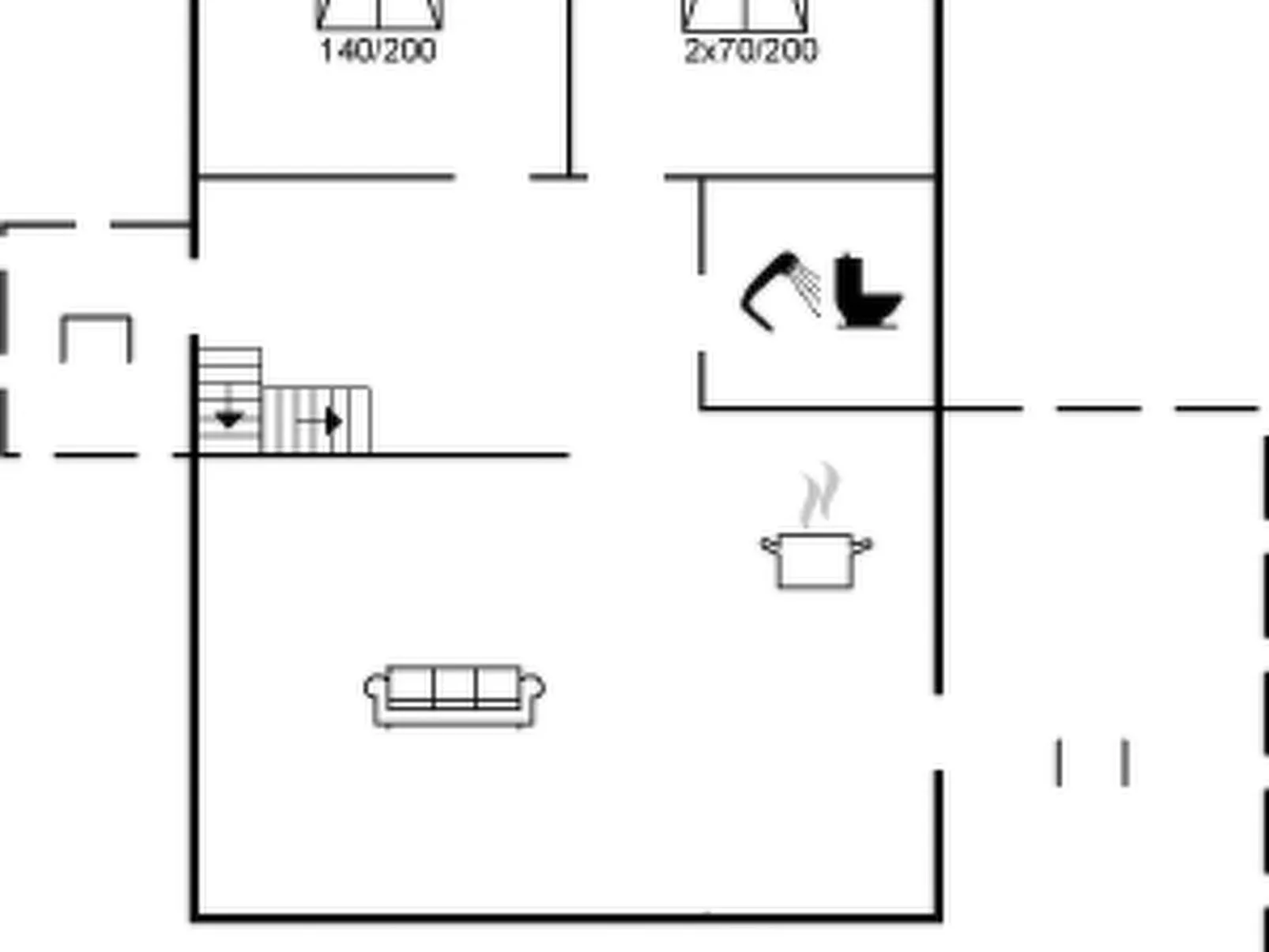 "Spurgh" - 250m from the sea-Inside