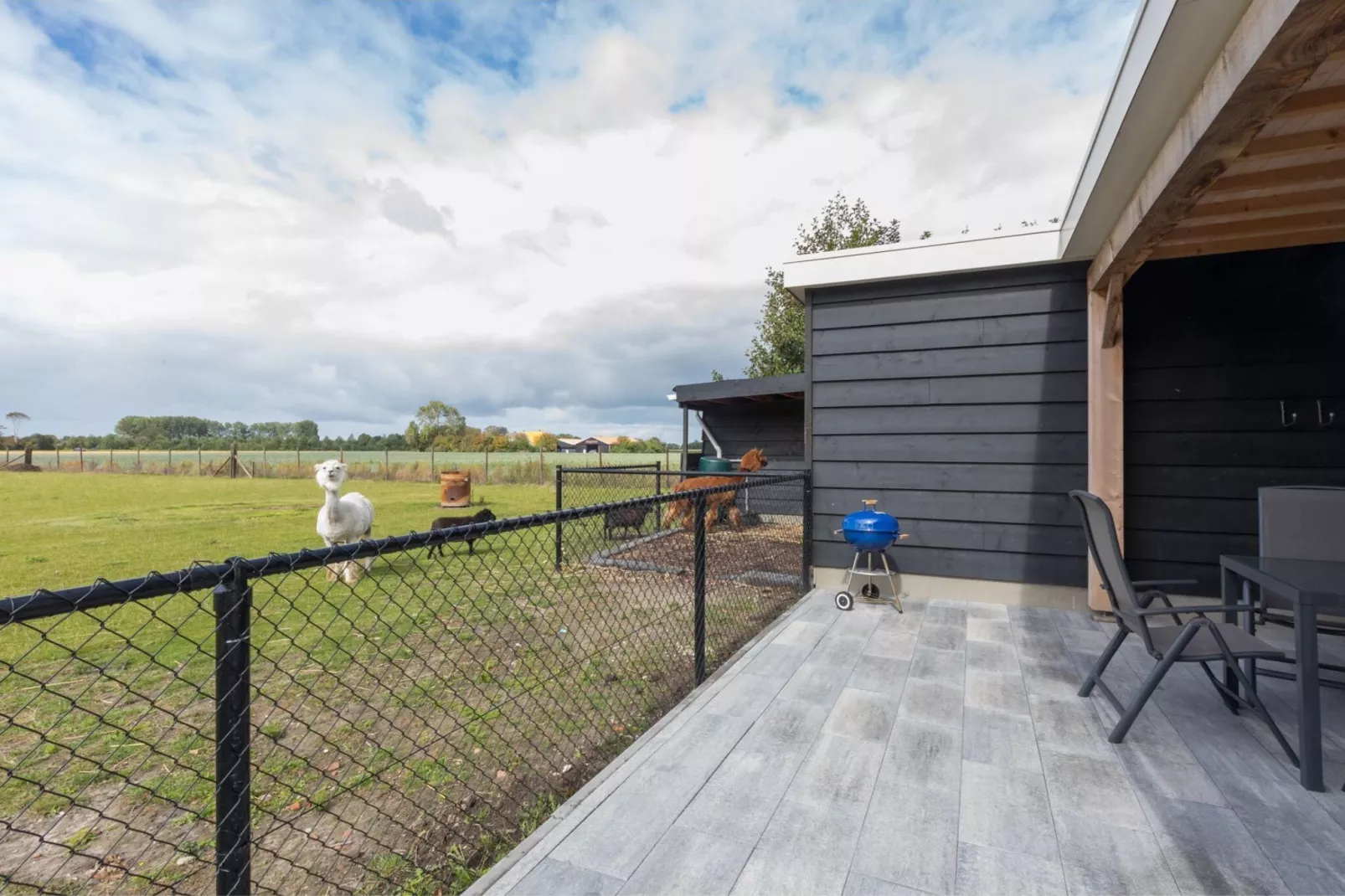 Vakantiehuis Groeneweg 3 'Jikkemien-Terrace balcony